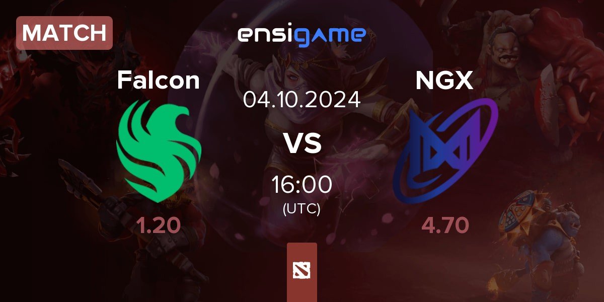 Match Team Falcons Falcon vs Nigma Galaxy NGX | 04.10