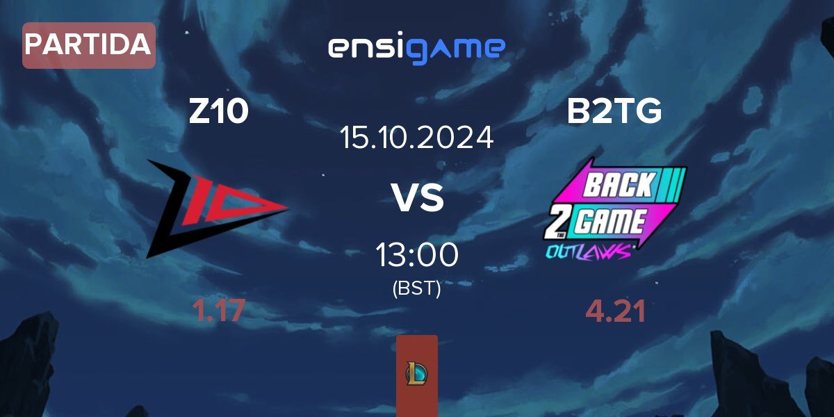 Partida Zero Tenacity Z10 vs Back2TheGame B2TG | 15.10