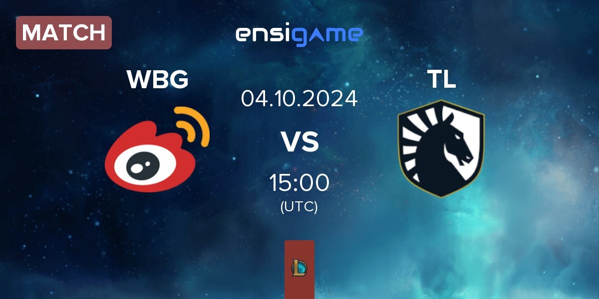 Match Weibo Gaming WBG vs Team Liquid TL | 04.10