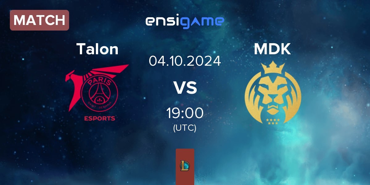 Match PSG Talon Talon vs MAD Lions KOI MDK | 04.10