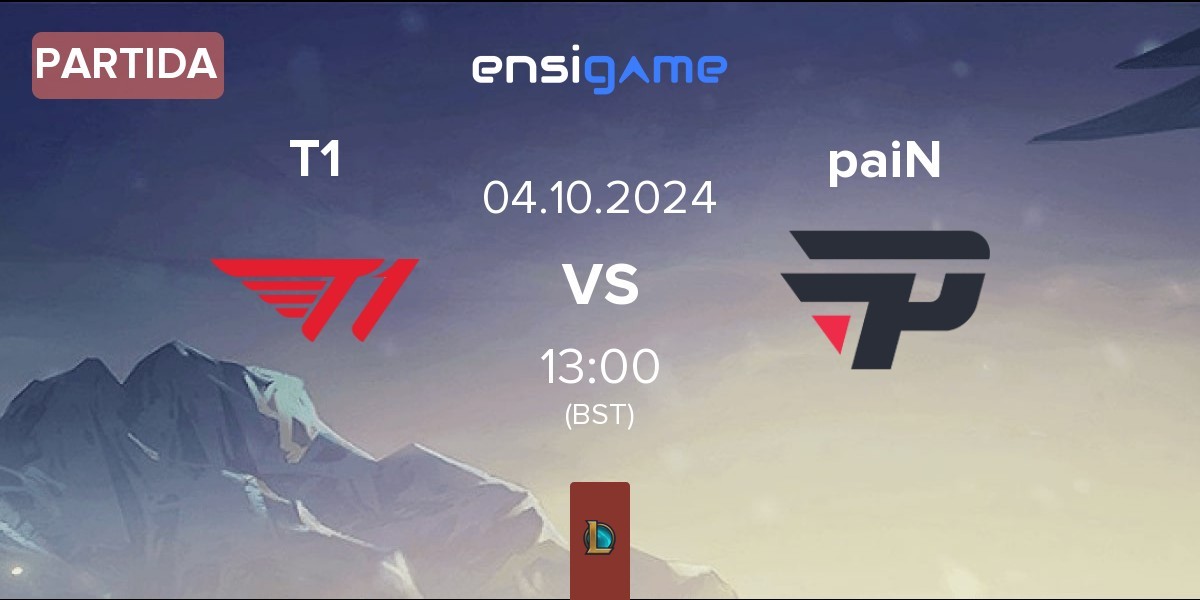 Partida T1 vs paiN Gaming paiN | 04.10