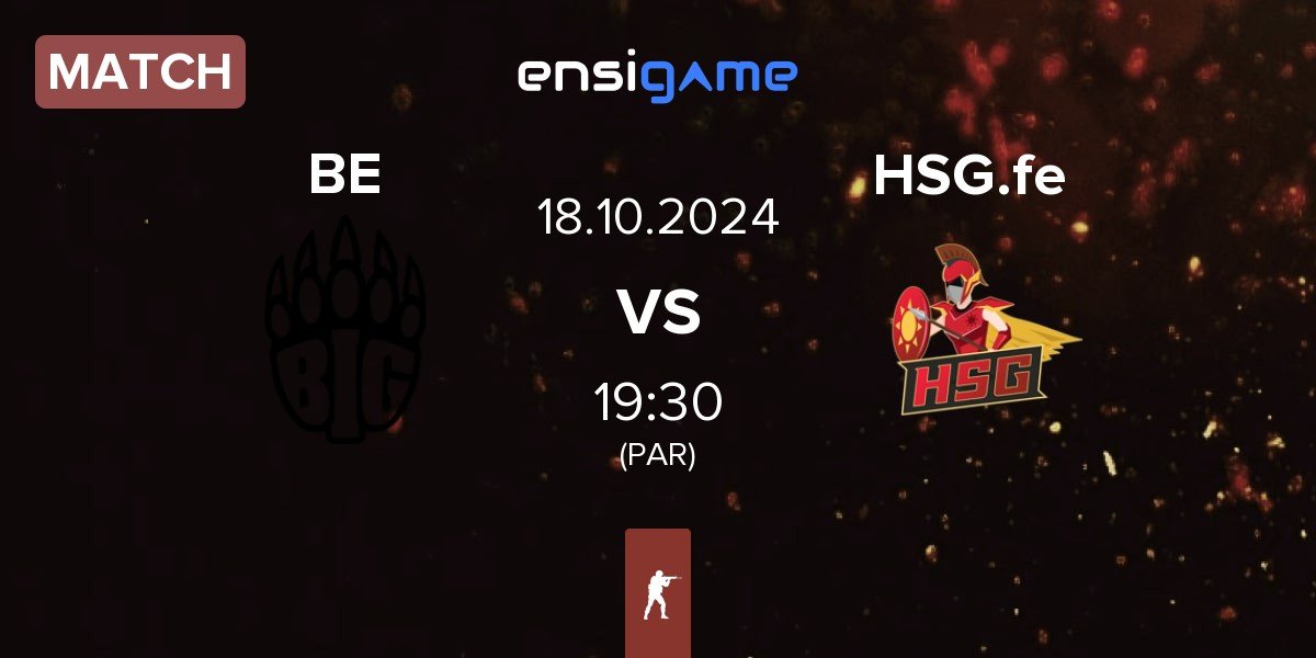 Match BIG EQUIPA BE vs HSG Fe HSG.fe | 18.10