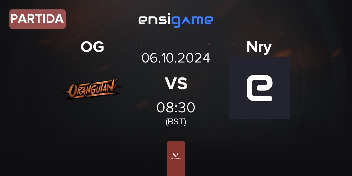 Partida Orangutan OG vs Niory Esports Nry | 06.10