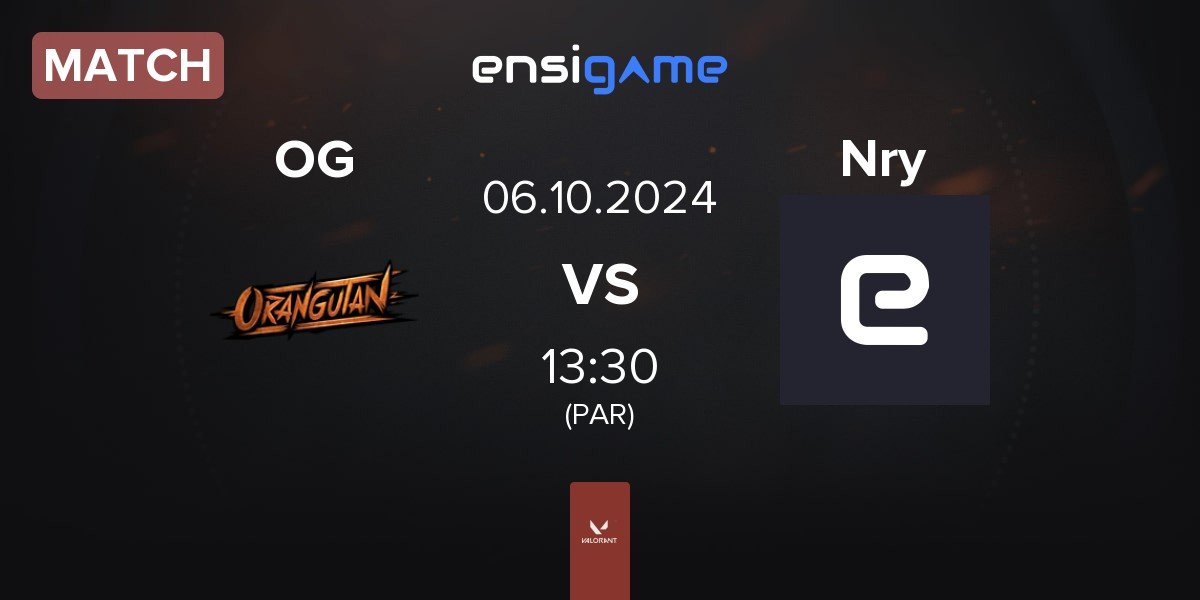 Match Orangutan OG vs Niory Esports Nry | 06.10