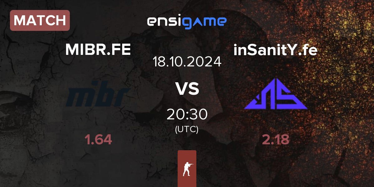 Match MIBR Female MIBR.FE vs inSanitY Female inSanitY.fe | 18.10