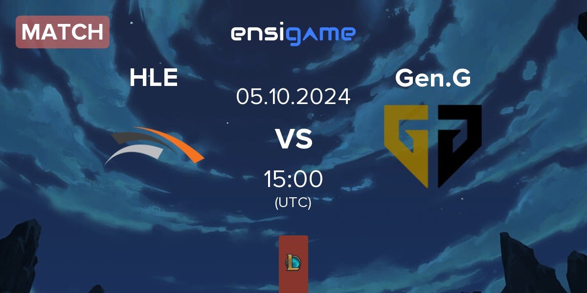 Match Hanwha Life Esports HLE vs Gen.G Esports Gen.G | 05.10