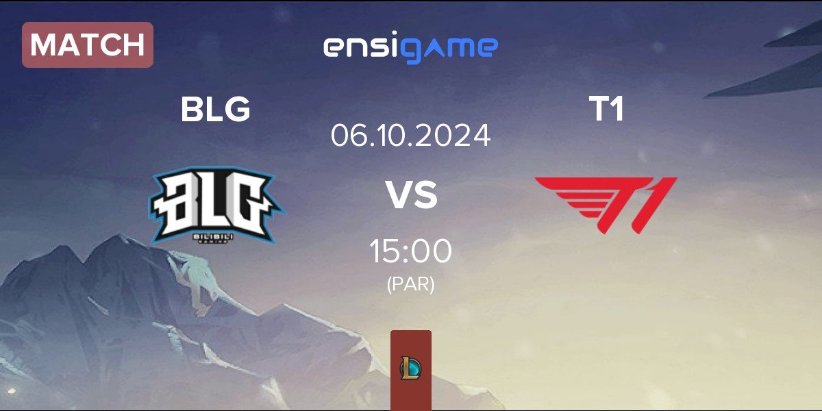 Match Bilibili Gaming BLG vs T1 | 06.10