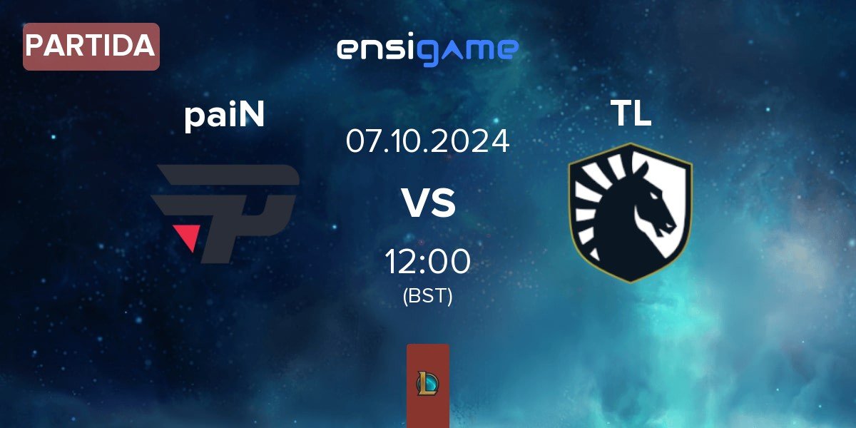 Partida paiN Gaming paiN vs Team Liquid TL | 07.10