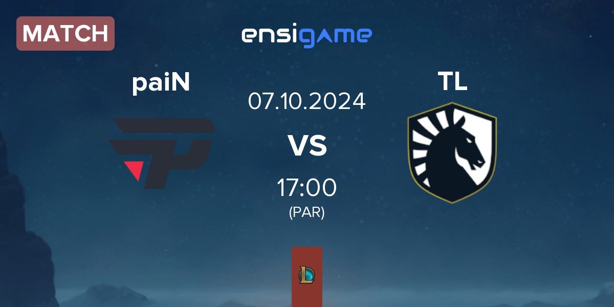 Match paiN Gaming paiN vs Team Liquid TL | 07.10