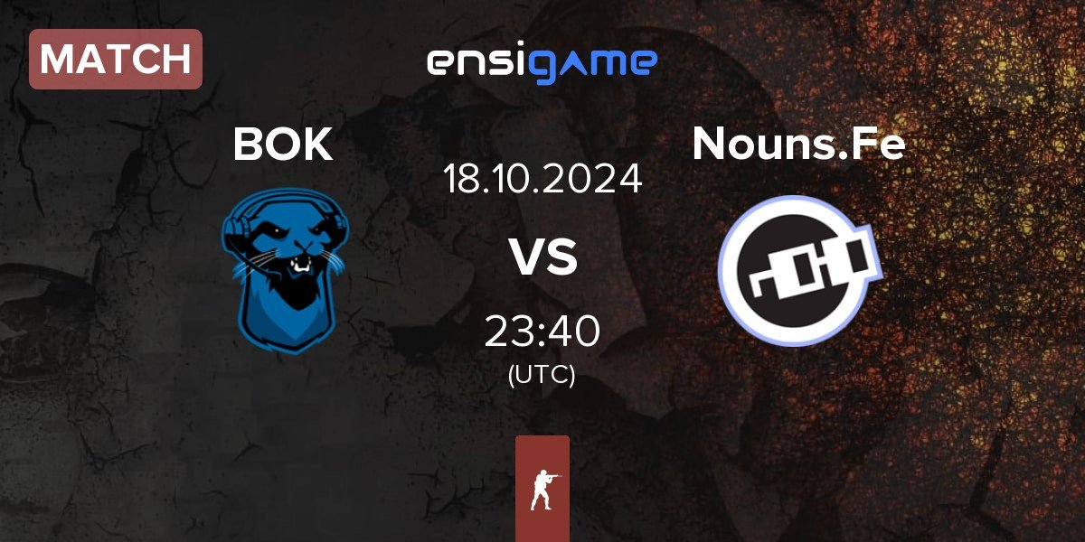 Match Blue Otter Karma BOK vs Nouns Female Nouns.Fe | 18.10