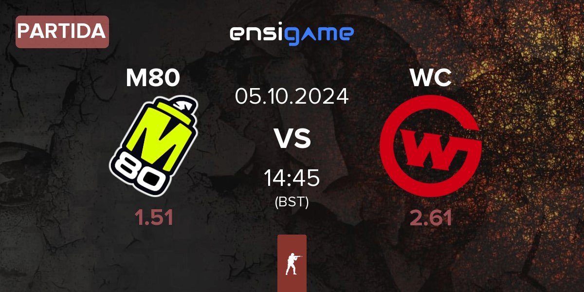 Partida M80 vs Wildcard Gaming WC | 05.10