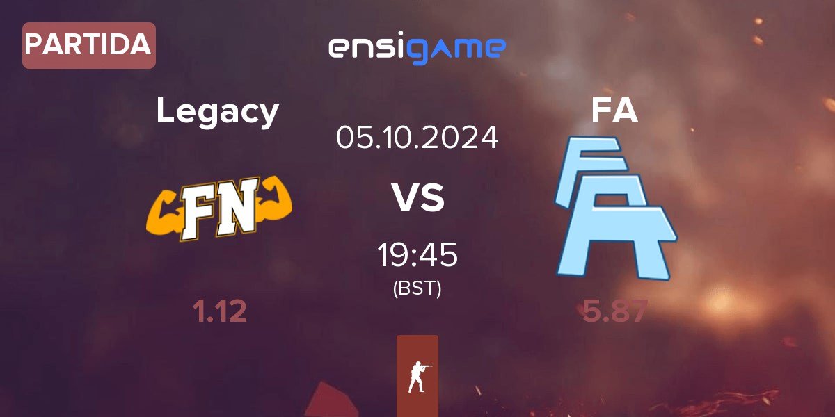 Partida Legacy vs FLUFFY AIMERS FA | 05.10