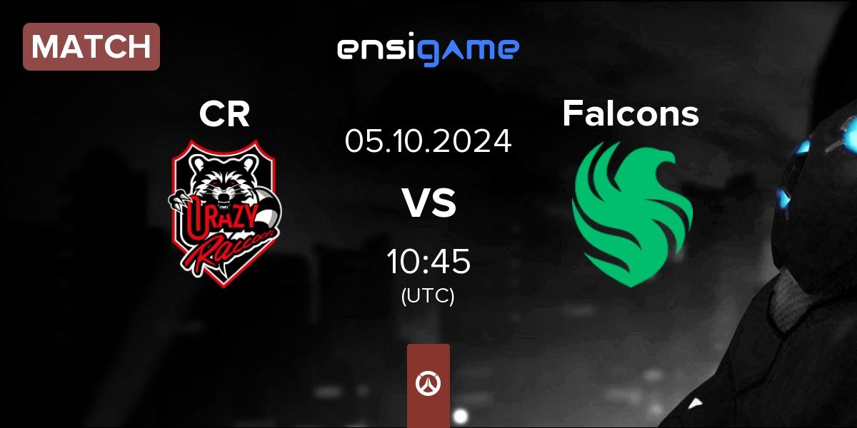 Match Crazy Raccoon CR vs Team Falcons Falcons | 05.10