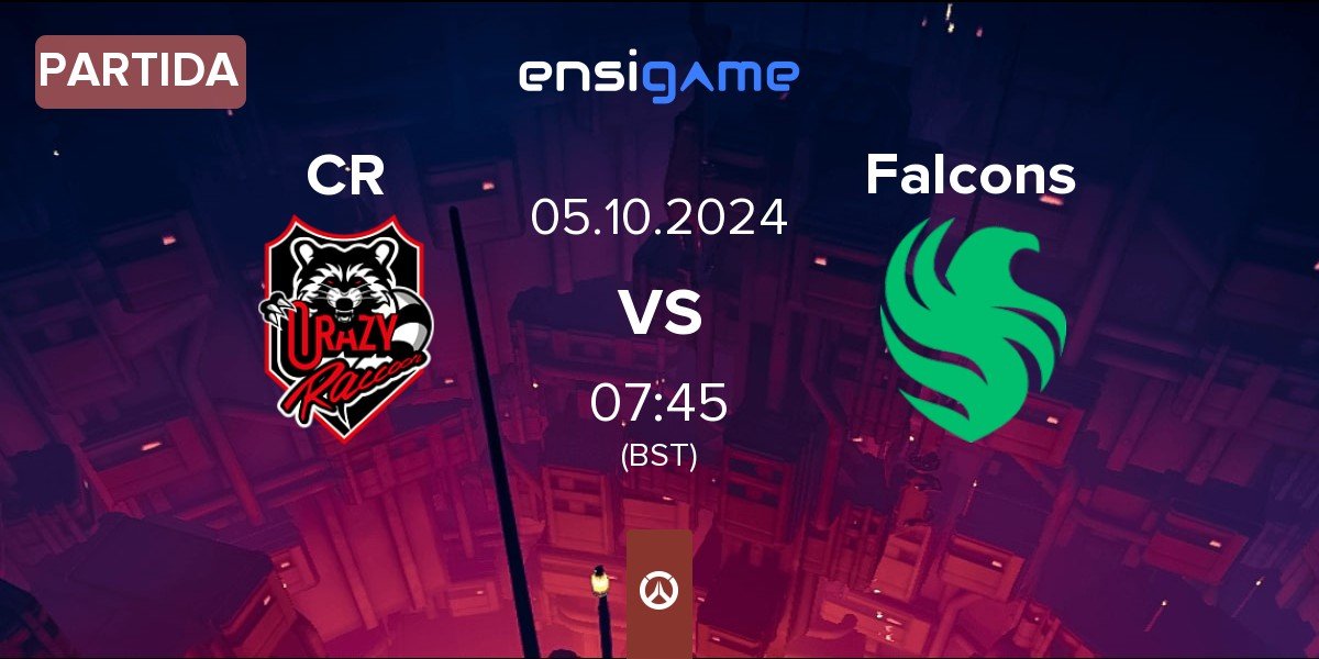 Partida Crazy Raccoon CR vs Team Falcons Falcons | 05.10