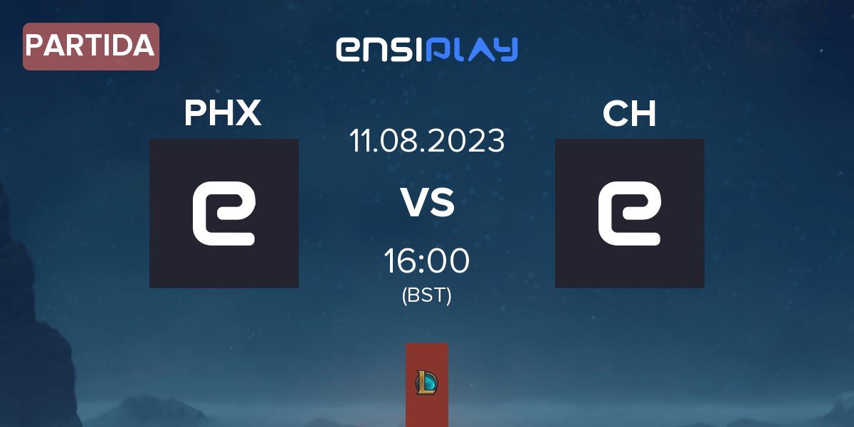 Partida Phoenix Esports PHX vs Chasing Haze 07 CH | 11.08