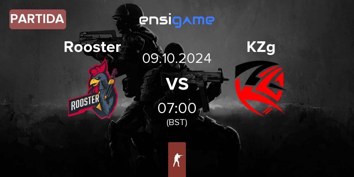 Partida Rooster vs KZG KZg | 09.10