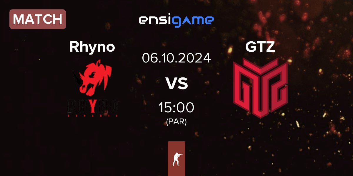 Match Rhyno Esports Rhyno vs GTZ Bulls Esports GTZ | 06.10