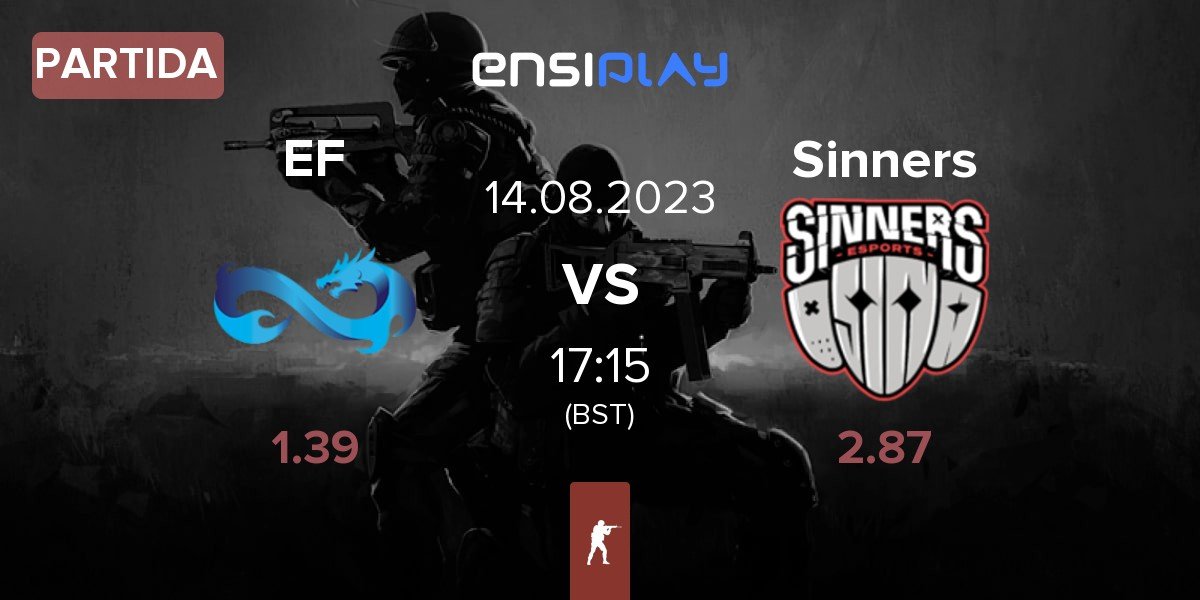 Partida Eternal Fire EF vs Sinners Esports Sinners | 14.08