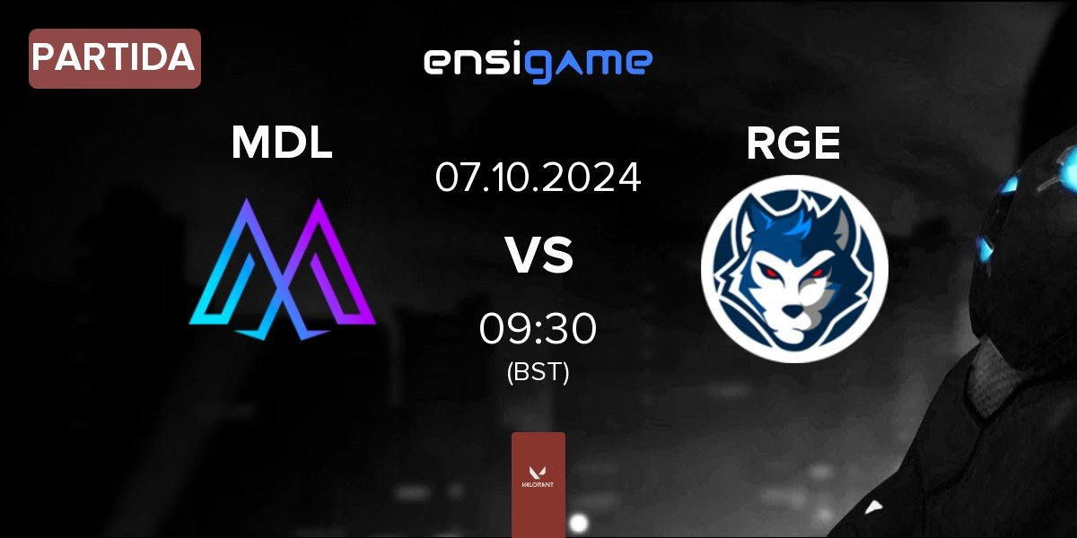 Partida Medal Esports MDL vs Reckoning Esports RGE | 07.10