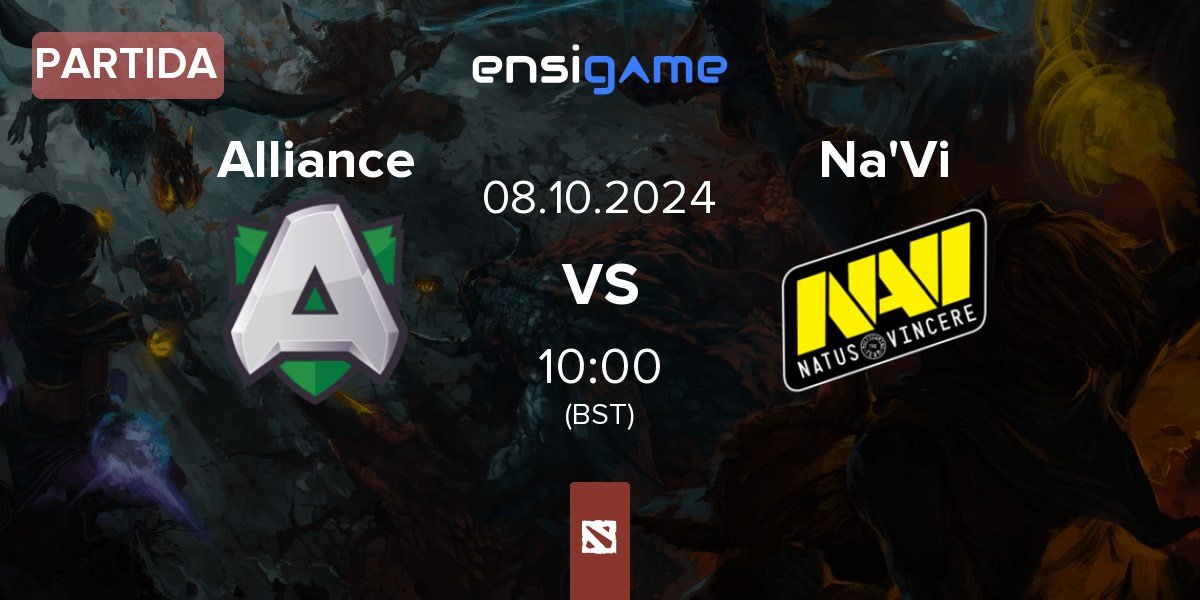 Partida Alliance vs Natus Vincere Na'Vi | 08.10