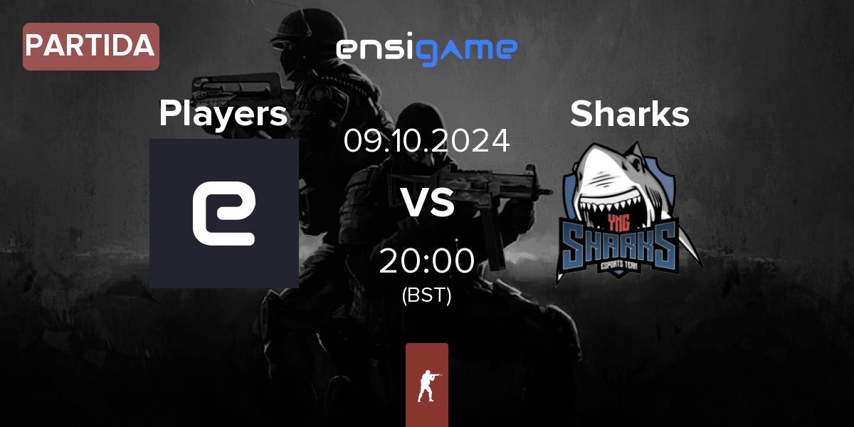 Partida Players vs Sharks Esports Sharks | 08.10