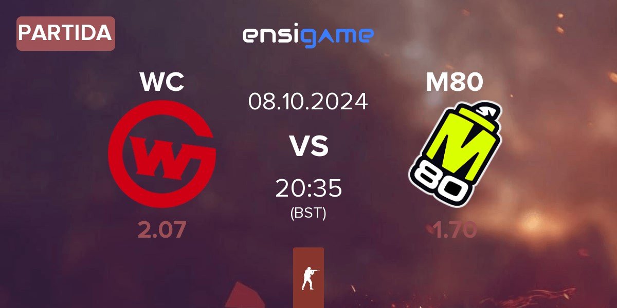 Partida Wildcard Gaming WC vs M80 | 08.10