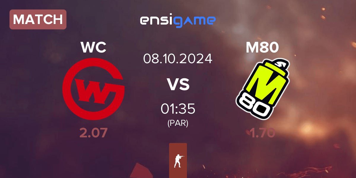 Match Wildcard Gaming WC vs M80 | 08.10