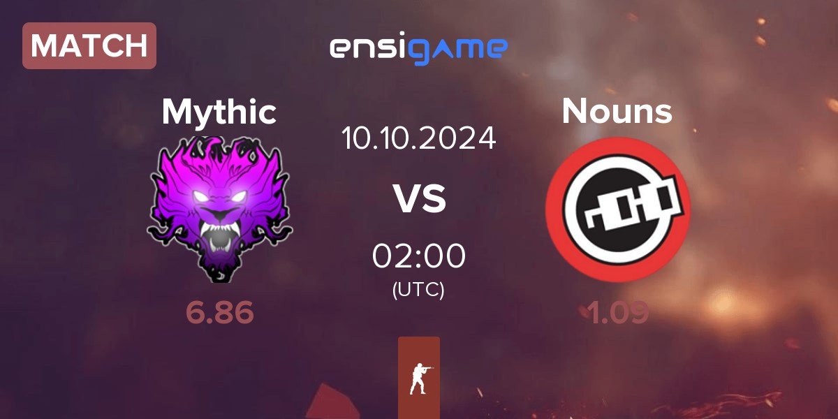 Match Mythic vs Nouns Esports Nouns | 10.10