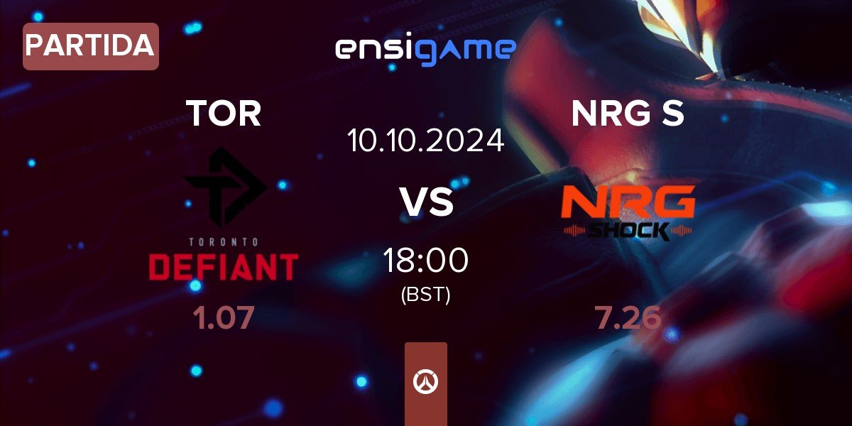 Partida Toronto Defiant TOR vs NRG Shock NRG S | 10.10