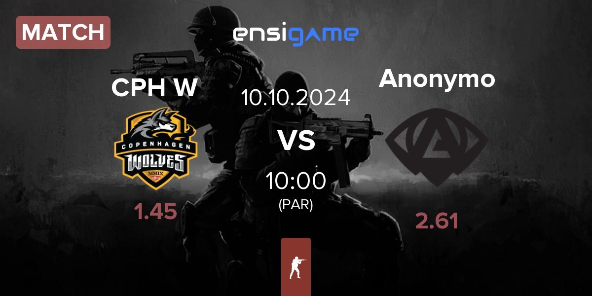 Match Copenhagen Wolves CPH W vs Anonymo Esports Anonymo | 10.10