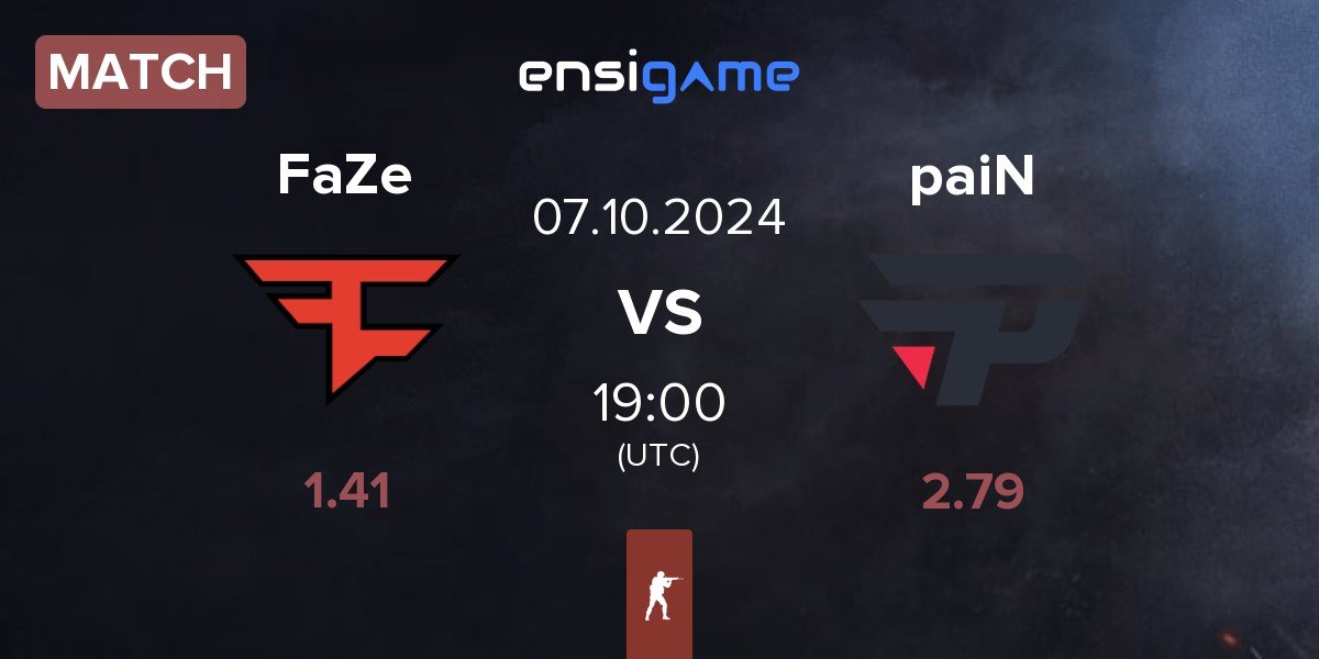 Match FaZe Clan FaZe vs paiN Gaming paiN | 07.10