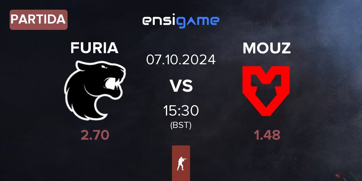 Partida FURIA Esports FURIA vs MOUZ | 07.10