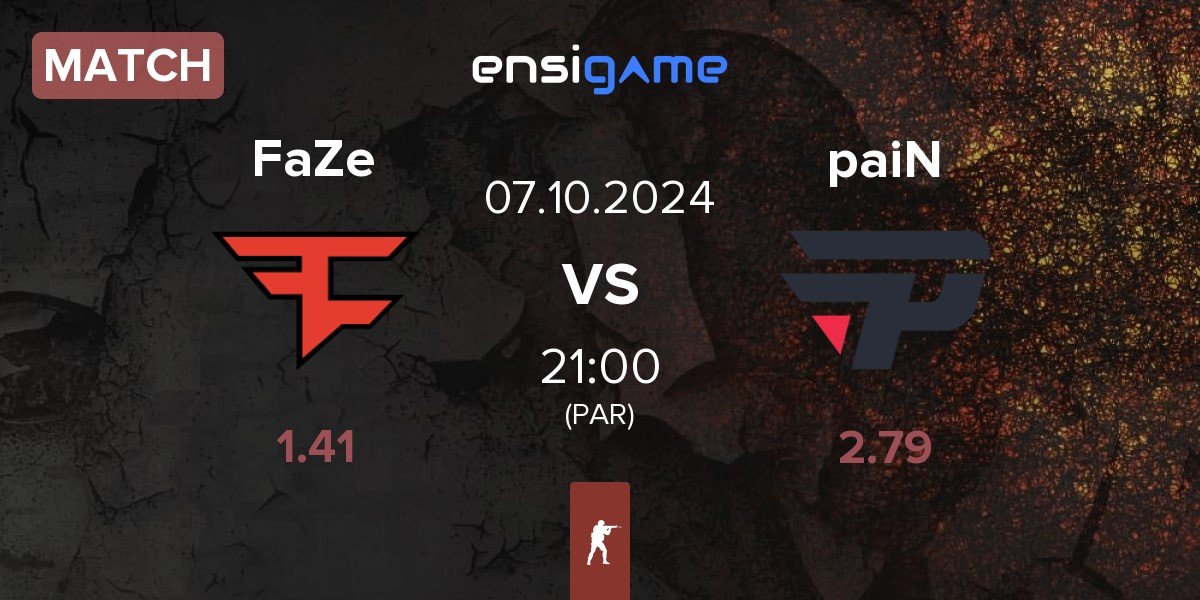 Match FaZe Clan FaZe vs paiN Gaming paiN | 07.10