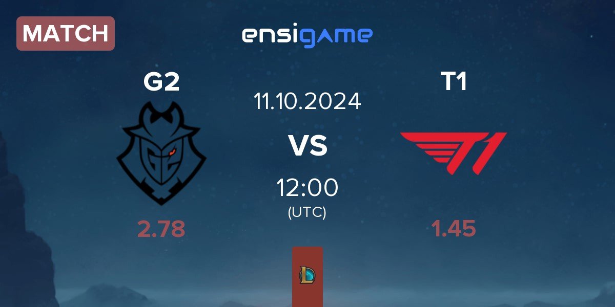 Match G2 Esports G2 vs T1 | 11.10