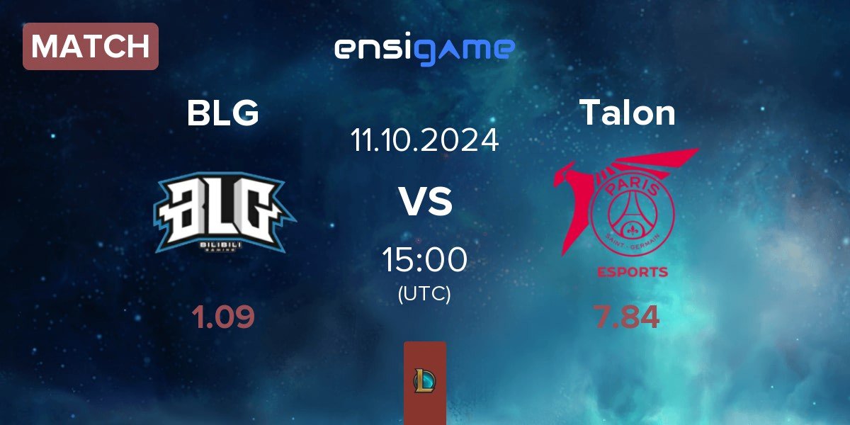 Match Bilibili Gaming BLG vs PSG Talon Talon | 11.10