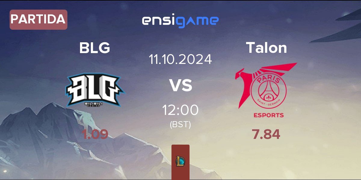 Partida Bilibili Gaming BLG vs PSG Talon Talon | 11.10