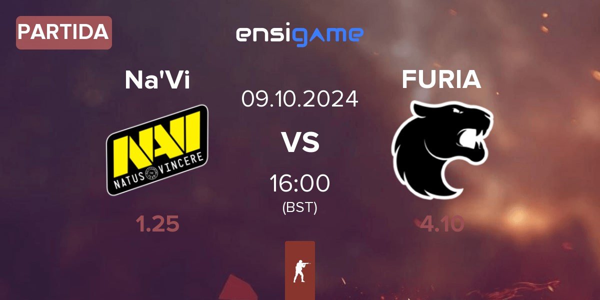 Partida Natus Vincere Na'Vi vs FURIA Esports FURIA | 09.10