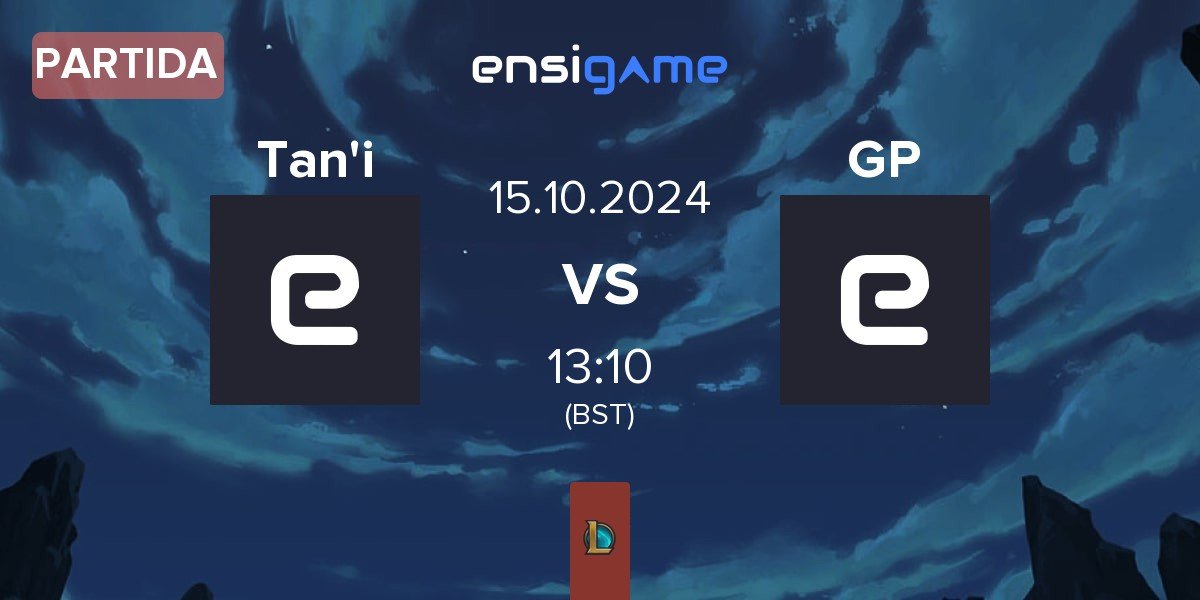 Partida Tan'i Esports Tan'i vs Guinea Pink GP | 15.10