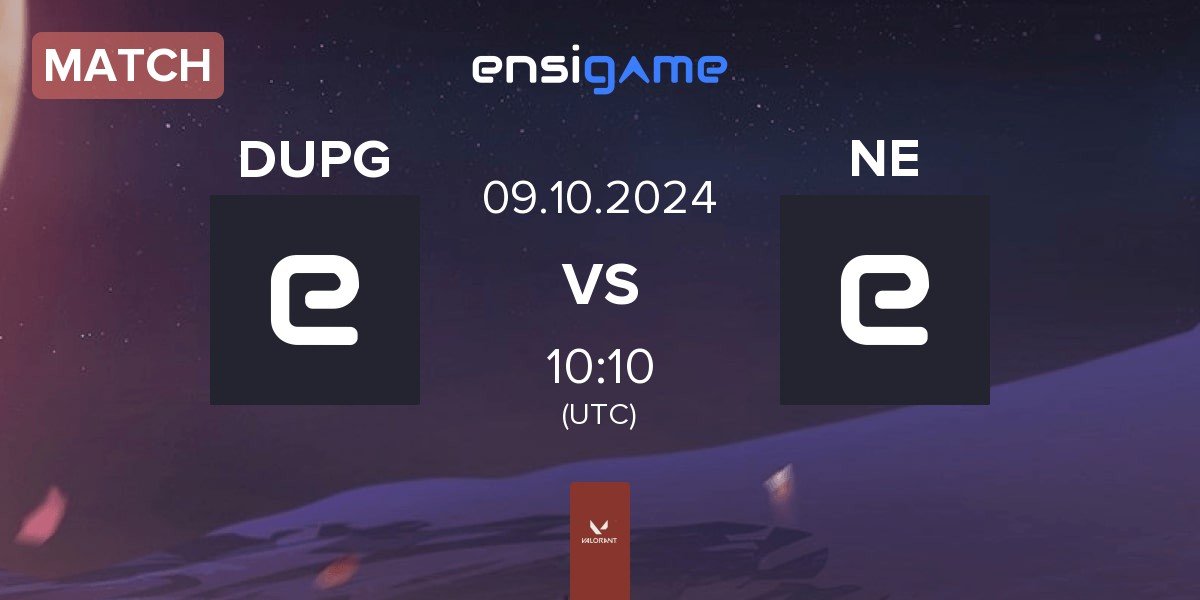 Match DUPG Esports DUPG vs Niory Esports NE | 09.10