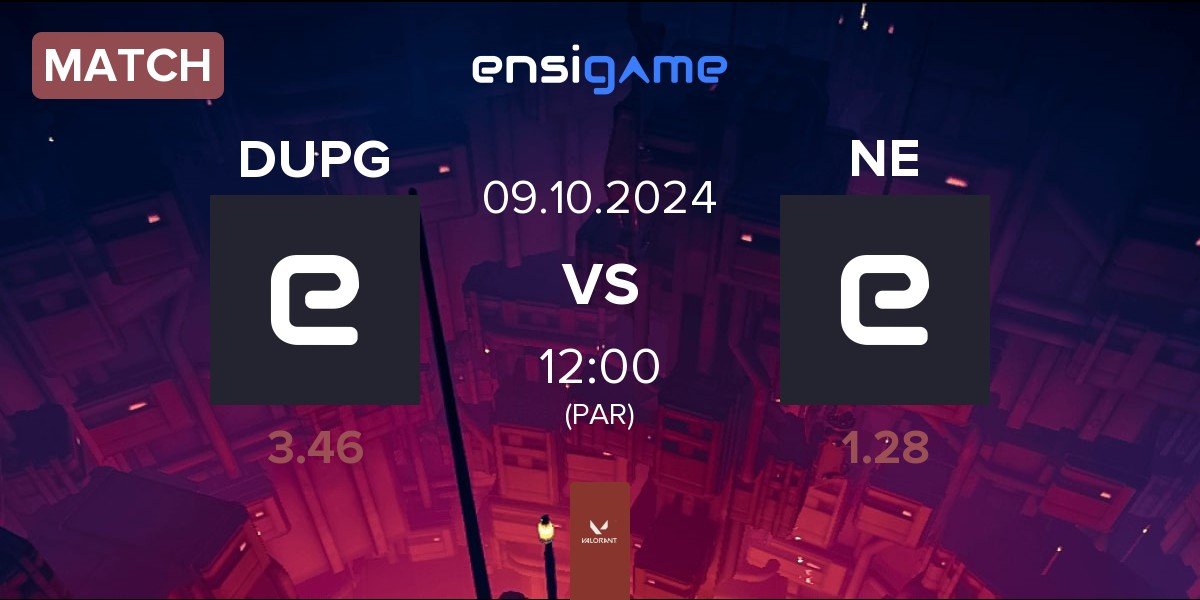 Match DUPG Esports DUPG vs Niory Esports NE | 09.10