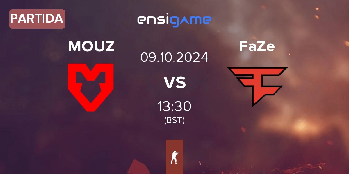 Partida MOUZ vs FaZe Clan FaZe | 09.10