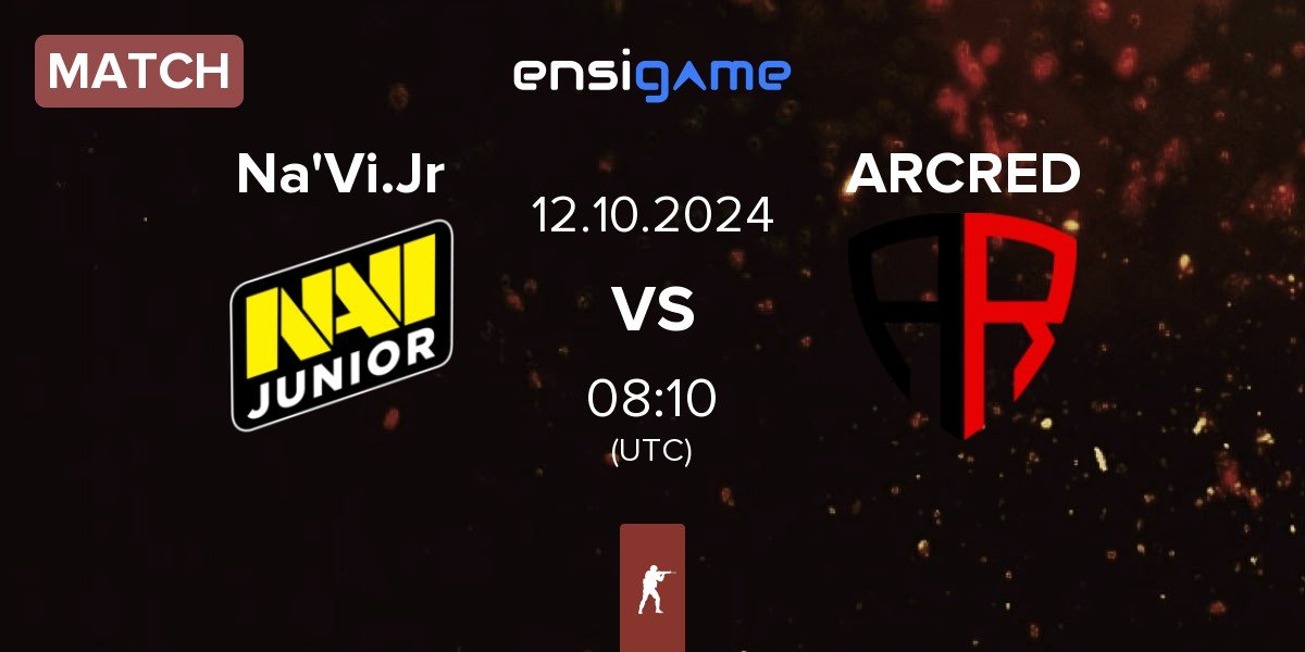 Match Natus Vincere Junior Na'Vi.Jr vs ARCRED | 12.10