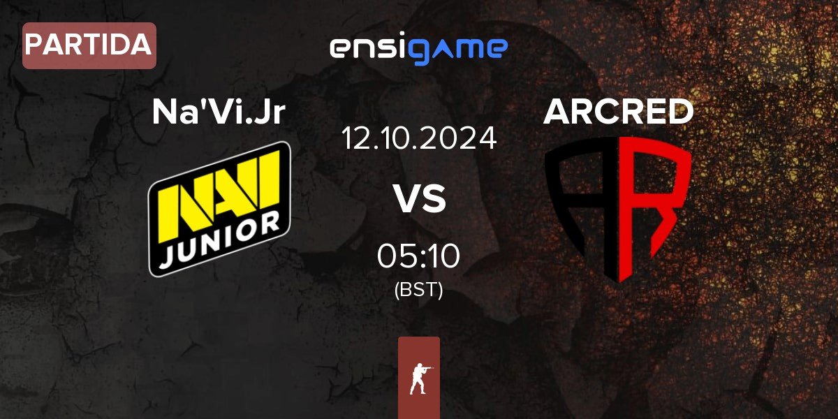 Partida Natus Vincere Junior Na'Vi.Jr vs ARCRED | 12.10