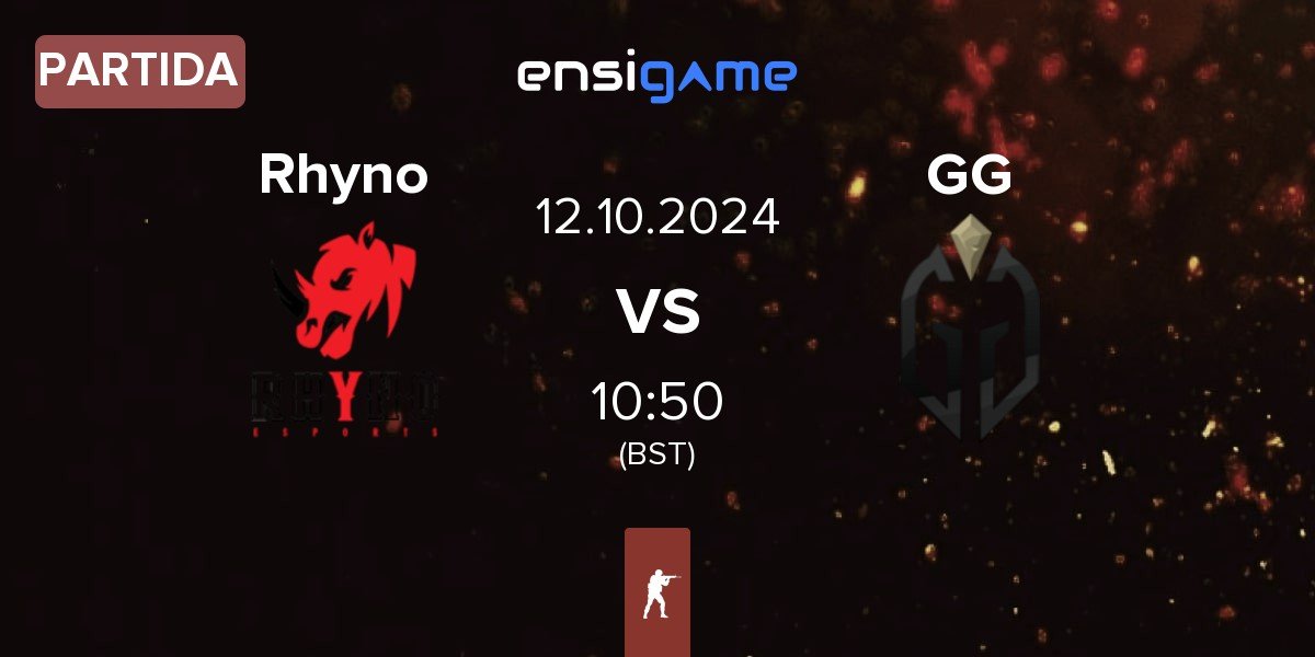 Partida Rhyno Esports Rhyno vs Gaimin Gladiators GG | 12.10