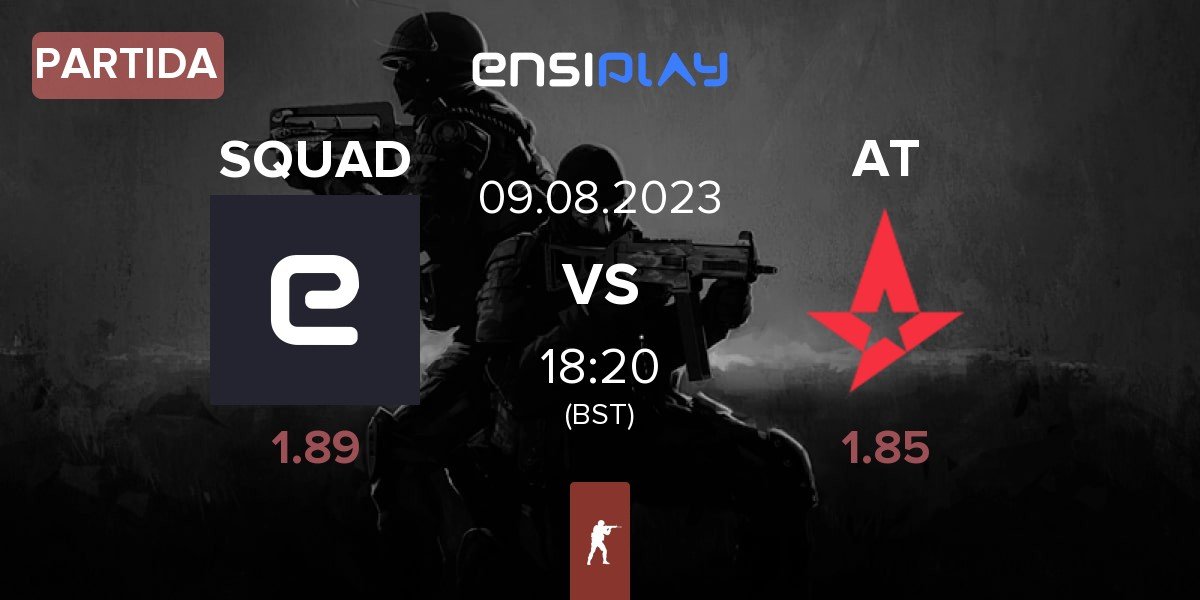 Partida SQUAD vs Astralis Talent AT | 09.08