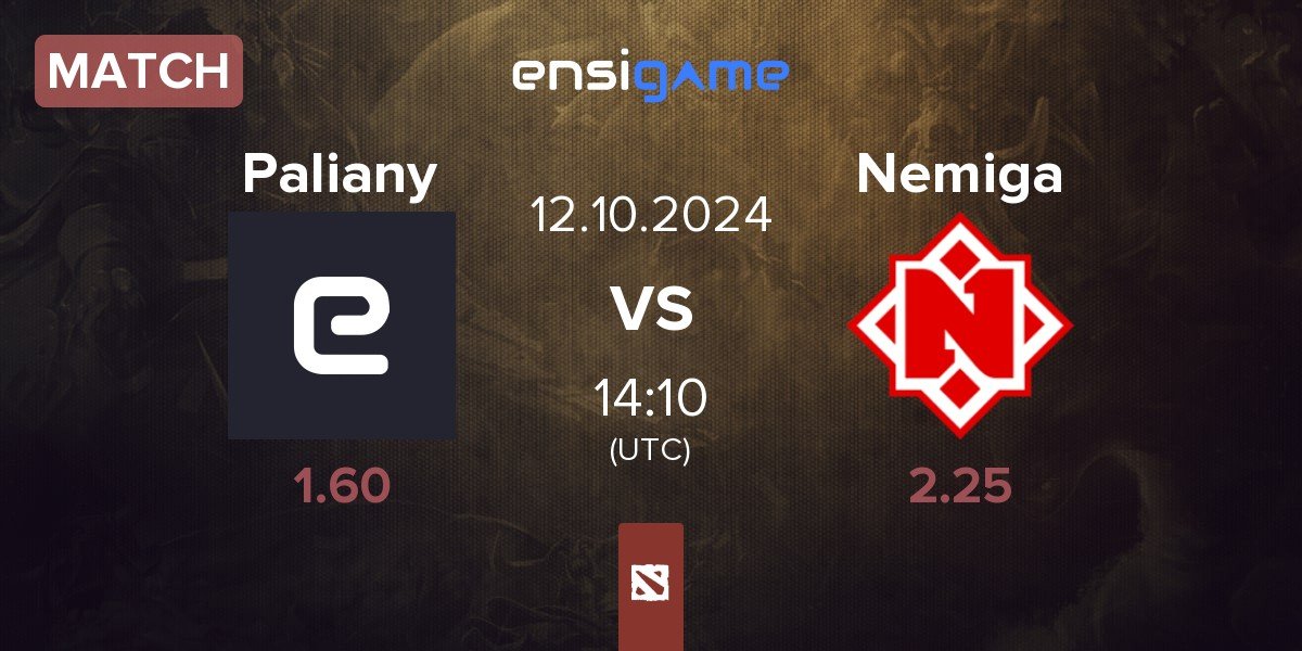 Match Palianytsia Paliany vs Nemiga Gaming Nemiga | 12.10