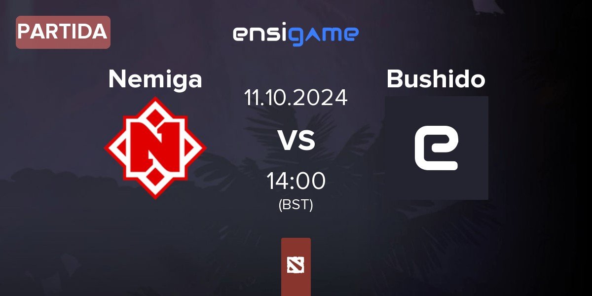 Partida Nemiga Gaming Nemiga vs Bushido | 11.10