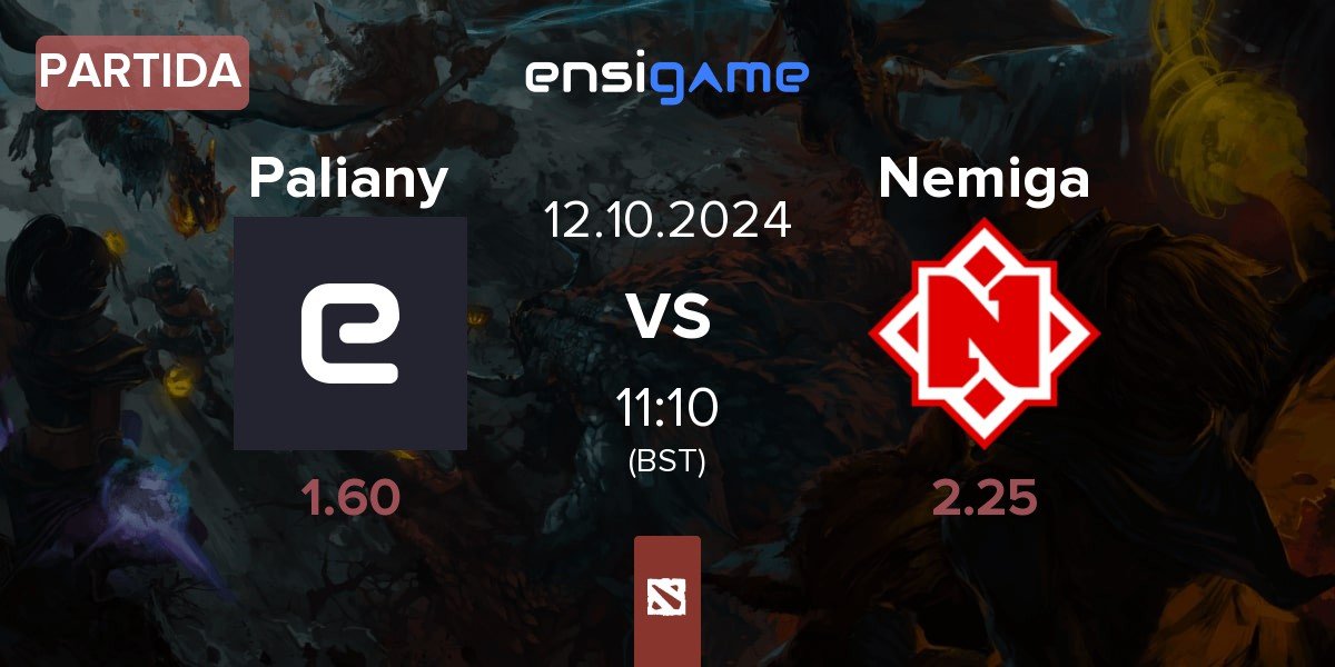 Partida Palianytsia Paliany vs Nemiga Gaming Nemiga | 12.10