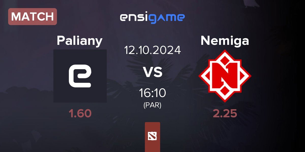 Match Palianytsia Paliany vs Nemiga Gaming Nemiga | 12.10