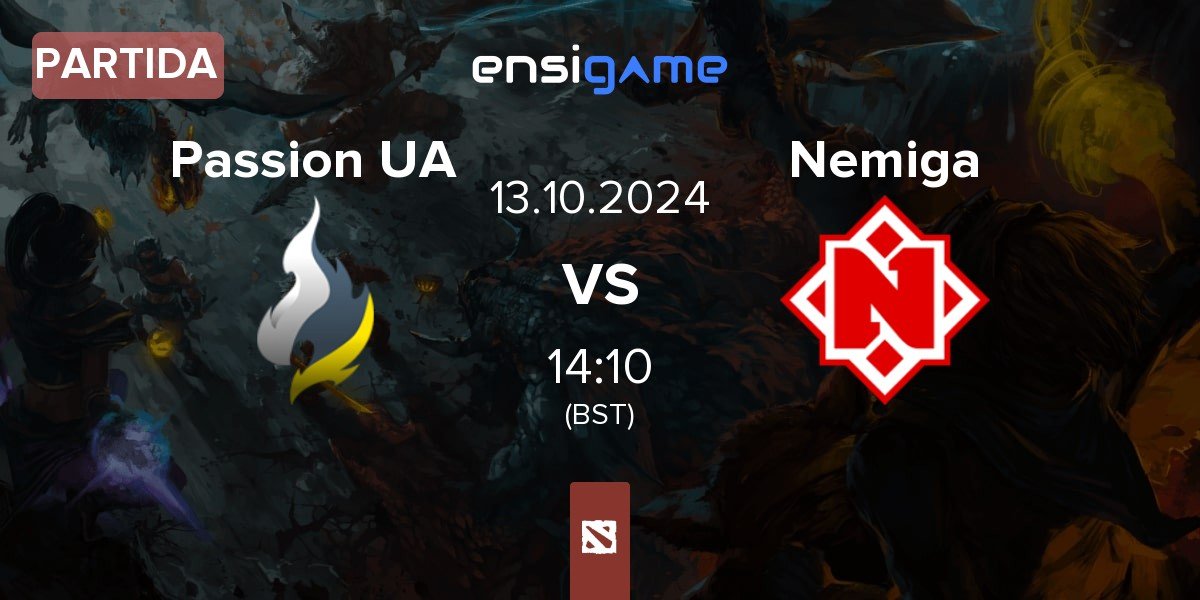 Partida Passion UA vs Nemiga Gaming Nemiga | 13.10